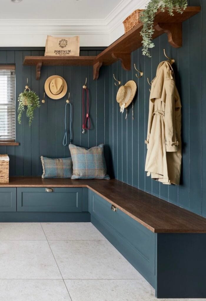 Hand painted boot room Nottingham