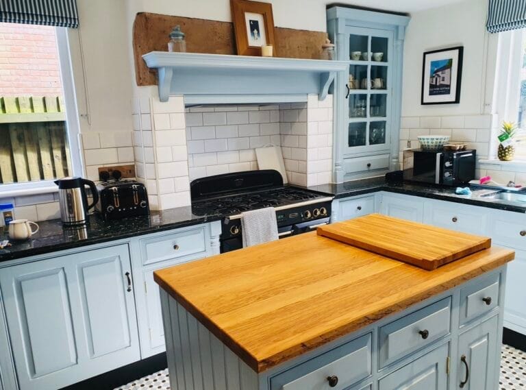 Kitchen painting West Hallam Derbyshire